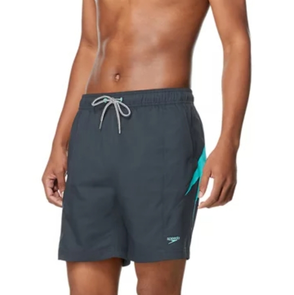 đź’™Speedo Men's Color Block Volley Shorts with UPF 50+ Protection - Picture 2 of 6